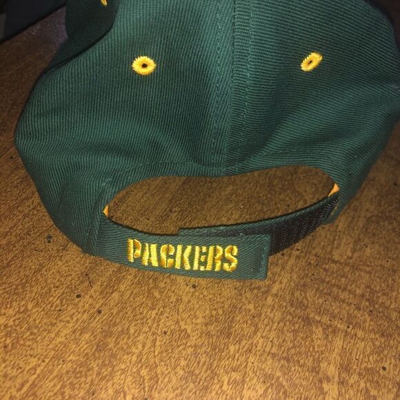 Green Bay Packers baseball cap. One size. Green. Velcro closure - Picture 4 of 6
